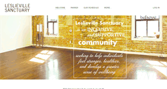 Desktop Screenshot of leslievillesanctuary.com